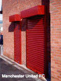 Curved Lath shutter for use on property
